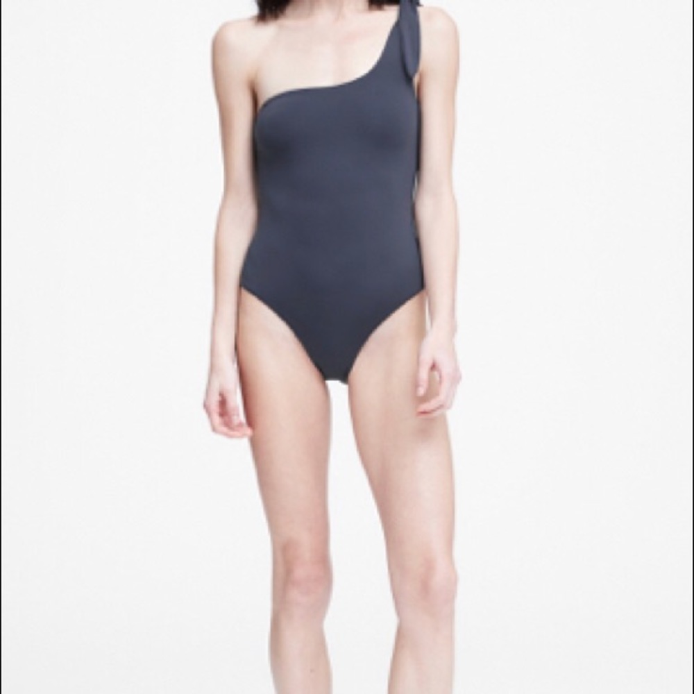 Eberjey So Solid Marion One Piece Comet Blue NWT M - Picture 4 of 6